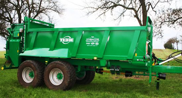 Tebbe Manure Spreaders on Field