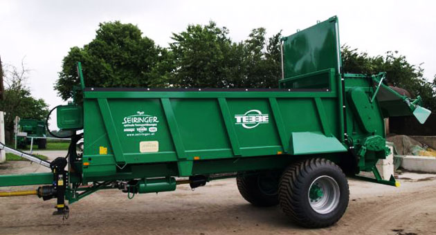 Tebbe Manure Spreaders on Field